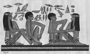 Reflexology Explained. Ancient Egypt photo